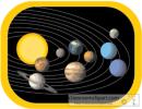 Planets and the sun -clipart